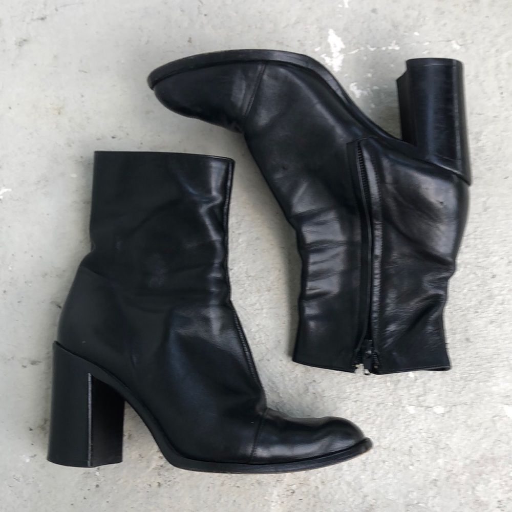 Vintage Joan Helpern Leather Boots
